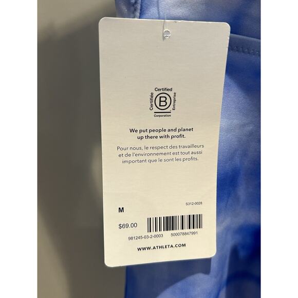 Athleta size M Blue Plunge Tankini NWT - Picture 4 of 7